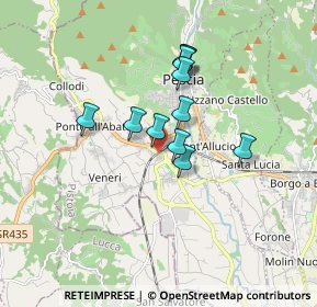 Mappa Via del Castellare, 51017 Pescia PT, Italia (1.30455)