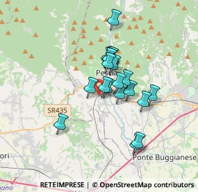 Mappa Via del Castellare, 51017 Pescia PT, Italia (2.6185)