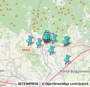 Mappa Via del Castellare, 51017 Pescia PT, Italia (1.98909)