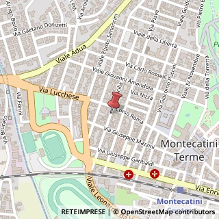 Mappa Via Ezio Cosimini, 5, 51016 Montecatini Terme, Pistoia (Toscana)
