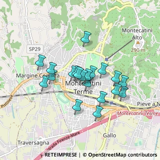Mappa Viale 4 Novembre, 51016 Montecatini Terme PT, Italia (0.726)