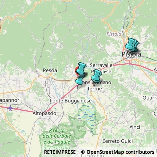Mappa Via Rossi Aldo, 51016 Montecatini Terme PT, Italia (6.72182)