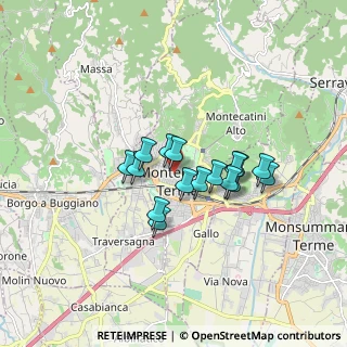 Mappa Viale 4 Novembre, 51016 Montecatini Terme PT, Italia (1.2575)