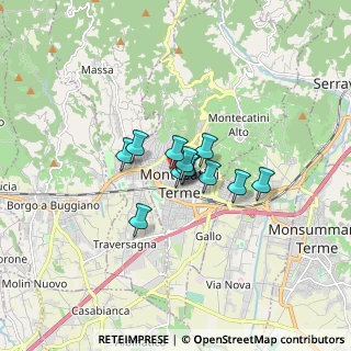 Mappa Viale 4 Novembre, 51016 Montecatini Terme PT, Italia (0.91917)