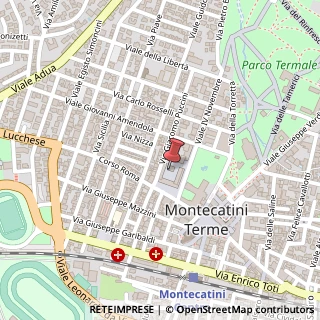 Mappa Via Rossi Aldo, 31, 51016 Montecatini Terme, Pistoia (Toscana)