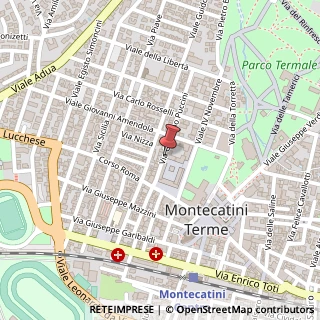 Mappa Via Rossi Aldo, 40, 51016 Montecatini Terme, Pistoia (Toscana)