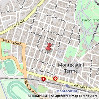 Mappa Corso roma 2, 51016 Montecatini Terme, Pistoia (Toscana)