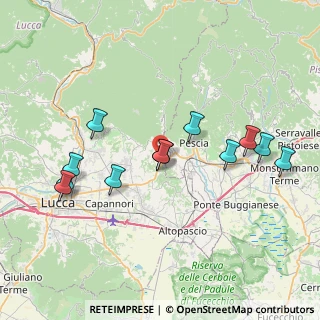 Mappa Via di S. Antonio, 55012 Capannori LU, Italia (7.9775)