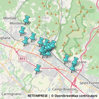 Mappa Via Vincenzo Salvagnoli, 59100 Prato PO, Italia (3.1)