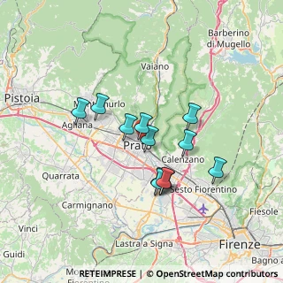 Mappa Via Vincenzo Salvagnoli, 59100 Prato PO, Italia (5.74333)