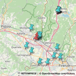 Mappa Via Vincenzo Salvagnoli, 59100 Prato PO, Italia (9.4635)