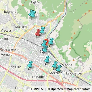 Mappa Via Vincenzo Salvagnoli, 59100 Prato PO, Italia (1.79636)