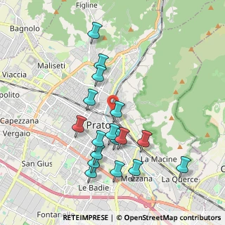 Mappa Via Vincenzo Salvagnoli, 59100 Prato PO, Italia (1.97941)
