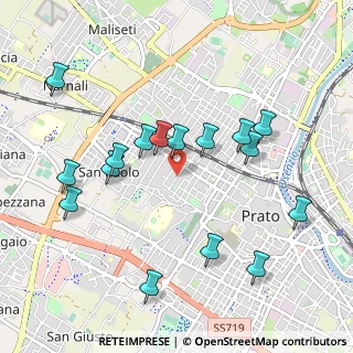 Mappa Via Umberto Giordano, 59100 Prato PO, Italia (1.05563)