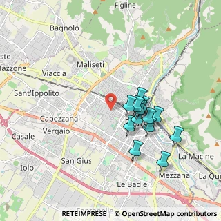 Mappa Via Umberto Giordano, 59100 Prato PO, Italia (1.60769)