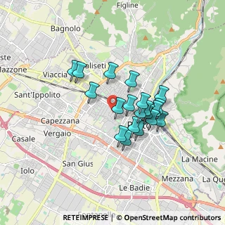 Mappa Via Umberto Giordano, 59100 Prato PO, Italia (1.338)