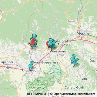 Mappa Via Don Giulio Facibeni, 51018 Montecatini Terme PT, Italia (5.43364)