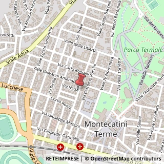 Mappa Via di Riaffrico, 10, 51016 Montecatini Terme, Pistoia (Toscana)