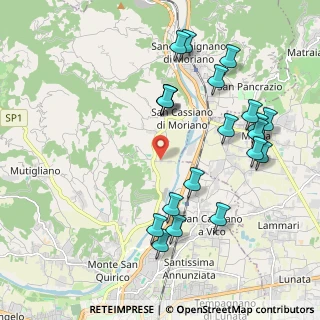 Mappa Via Corte Cioni, 55100 San Quirico di Moriano LU, Italia (2.243)