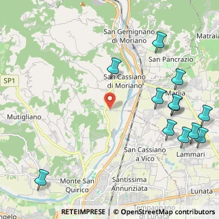 Mappa Via Corte Cioni, 55012 Capannori LU, Italia (2.92417)