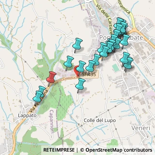 Mappa Via Provinciale Lucchese, 55010 Capannori LU, Italia (0.55667)