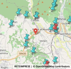 Mappa Via Provinciale Lucchese, 55010 Capannori LU, Italia (2.747)