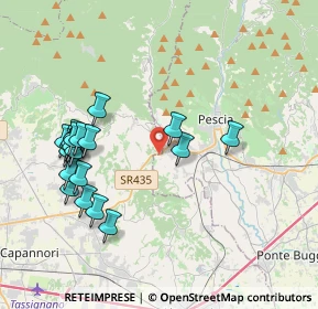 Mappa Via Provinciale Lucchese, 55010 Capannori LU, Italia (4.225)