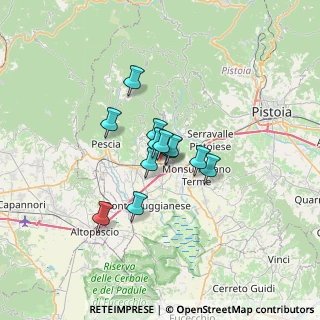 Mappa Via Enrico Magnani, 51016 Montecatini Terme PT, Italia (4.1175)