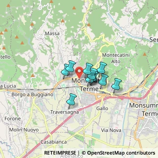 Mappa Via Enrico Magnani, 51016 Montecatini Terme PT, Italia (1)