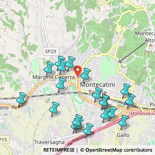 Mappa Via Enrico Magnani, 51016 Montecatini Terme PT, Italia (1.2085)