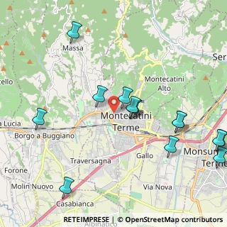 Mappa Viale Simoncini, 51016 Montecatini Terme PT, Italia (2.43)