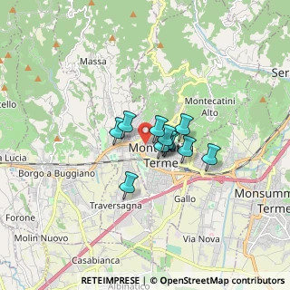Mappa Viale Simoncini, 51016 Montecatini Terme PT, Italia (0.96545)