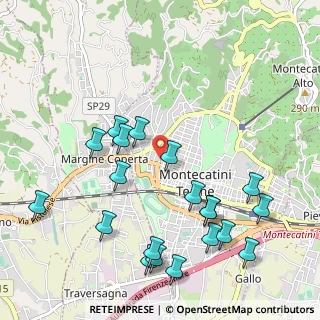 Mappa Viale Simoncini, 51016 Montecatini Terme PT, Italia (1.213)
