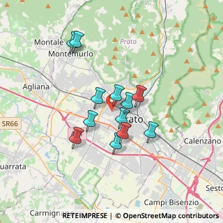 Mappa Via G. Donizetti, 59100 Prato PO, Italia (2.84833)