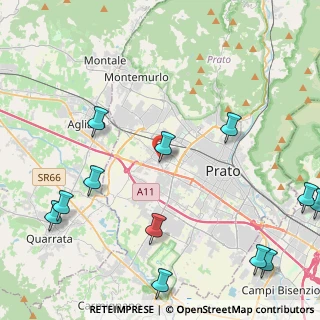 Mappa Via Andrea Costa, 59100 Prato PO, Italia (6.34308)