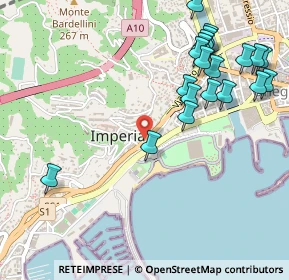 Mappa Piazza della Vittoria, 18100 Imperia IM, Italia (0.62)