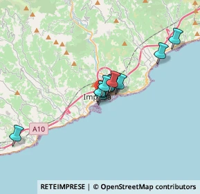 Mappa Piazza della Vittoria, 18100 Imperia IM, Italia (2.82333)