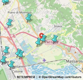 Mappa A11 Direzione Lucca - Viareggio, 55054 Massarosa LU, Italia (3.00167)