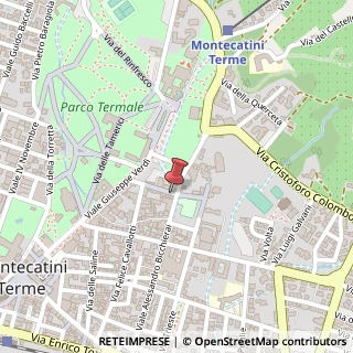Mappa Via Pietro Grocco, 30B, 51016 Altopascio, Lucca (Toscana)