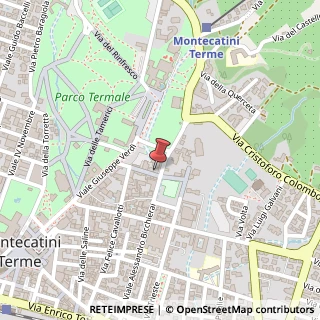 Mappa Via Pietro Grocco, 35, 51016 Montecatini Terme, Pistoia (Toscana)