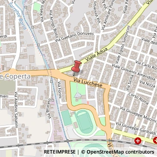 Mappa Via Lucchese, 22, 51016 Montecatini Terme, Pistoia (Toscana)