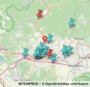 Mappa Via Comunale Piagge, 55012 Capannori LU, Italia (6.62118)