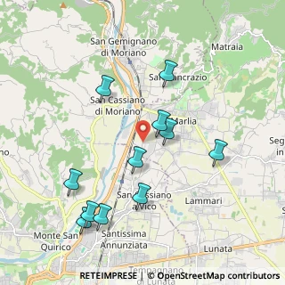 Mappa Via Comunale Piagge, 55012 Capannori LU, Italia (2.07909)