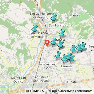 Mappa Via Comunale Piagge, 55012 Capannori LU, Italia (2.07214)