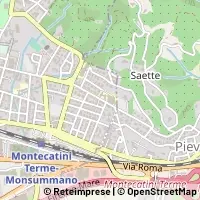 Kaart Montecatini Terme