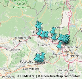 Mappa Via Vecchia Fiorentina, 51039 Quarrata PT, Italia (13.619)