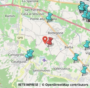 Mappa Via Vecchia Fiorentina, 51039 Quarrata PT, Italia (3.6125)