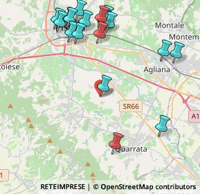 Mappa Via Vecchia Fiorentina, 51039 Quarrata PT, Italia (5.199)