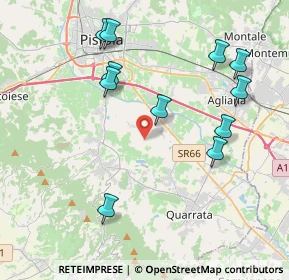 Mappa Via Vecchia Fiorentina, 51039 Quarrata PT, Italia (4.38273)