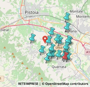 Mappa Via Vecchia Fiorentina, 51039 Quarrata PT, Italia (3.256)